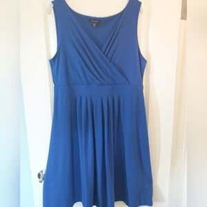 Lands' End Ladies XL/Tall Royal Blue Sleeveless Dress